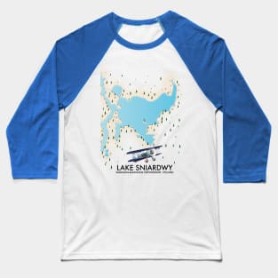 Lake Sniardwy Baseball T-Shirt